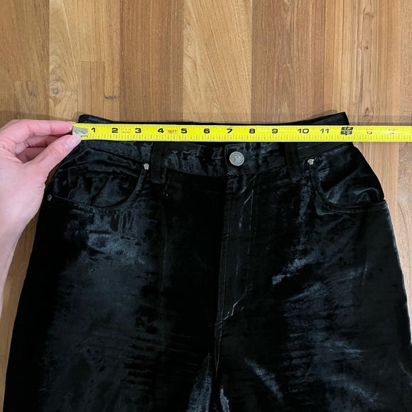 VERSACE, VINTAGE, VELVET HIGH-WAIST STRAIGHT - Picture 9 of 10